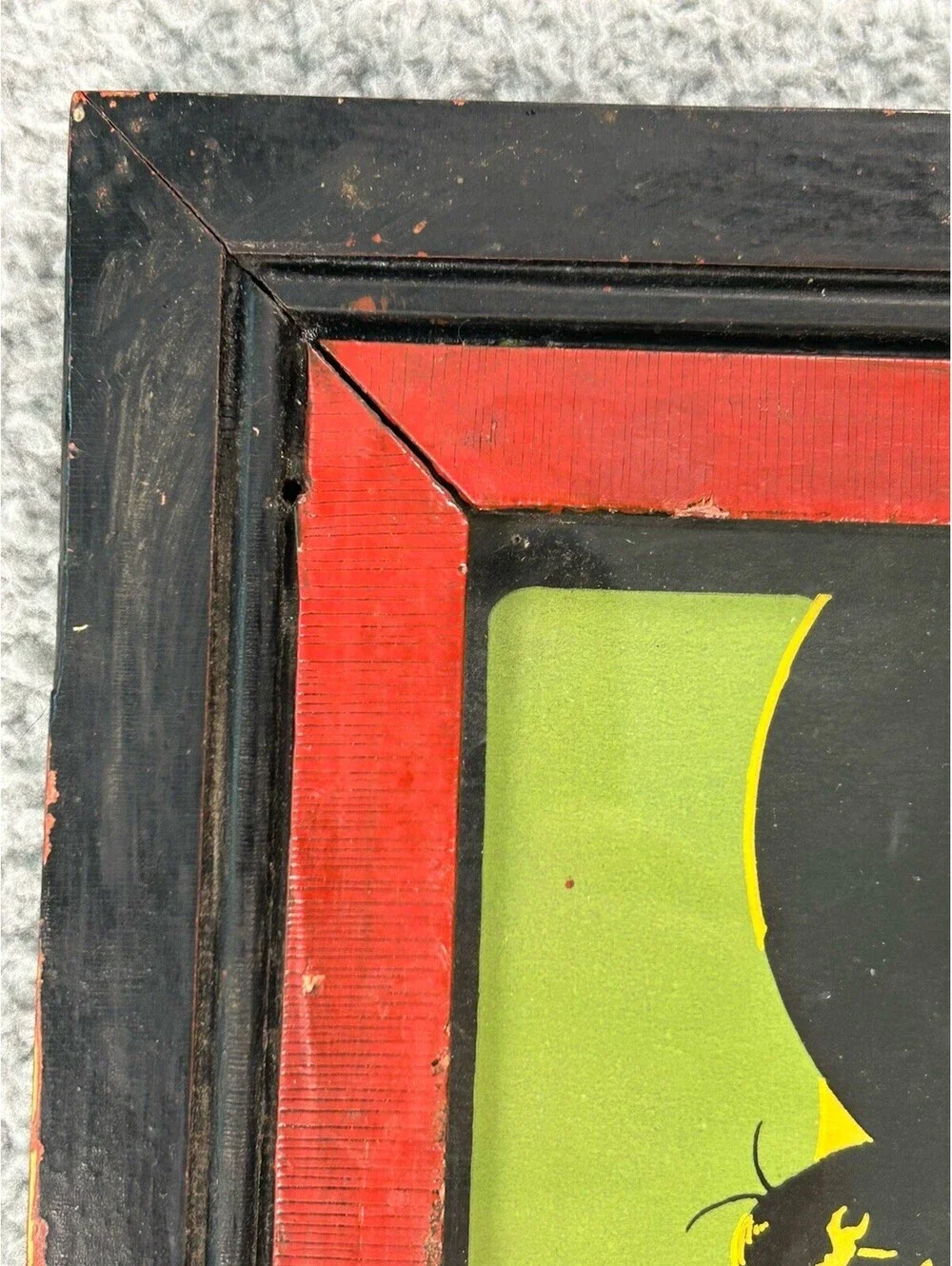 Vintage Silence Genius At Work Sign Framed Kalamazoo Vegetable Parchment 15